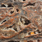 DRUZY sphalerite slab with apophylite inclusions