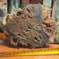 DRUZY sphalerite slab with apophylite inclusions