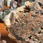 DRUZY sphalerite slab with apophylite inclusions