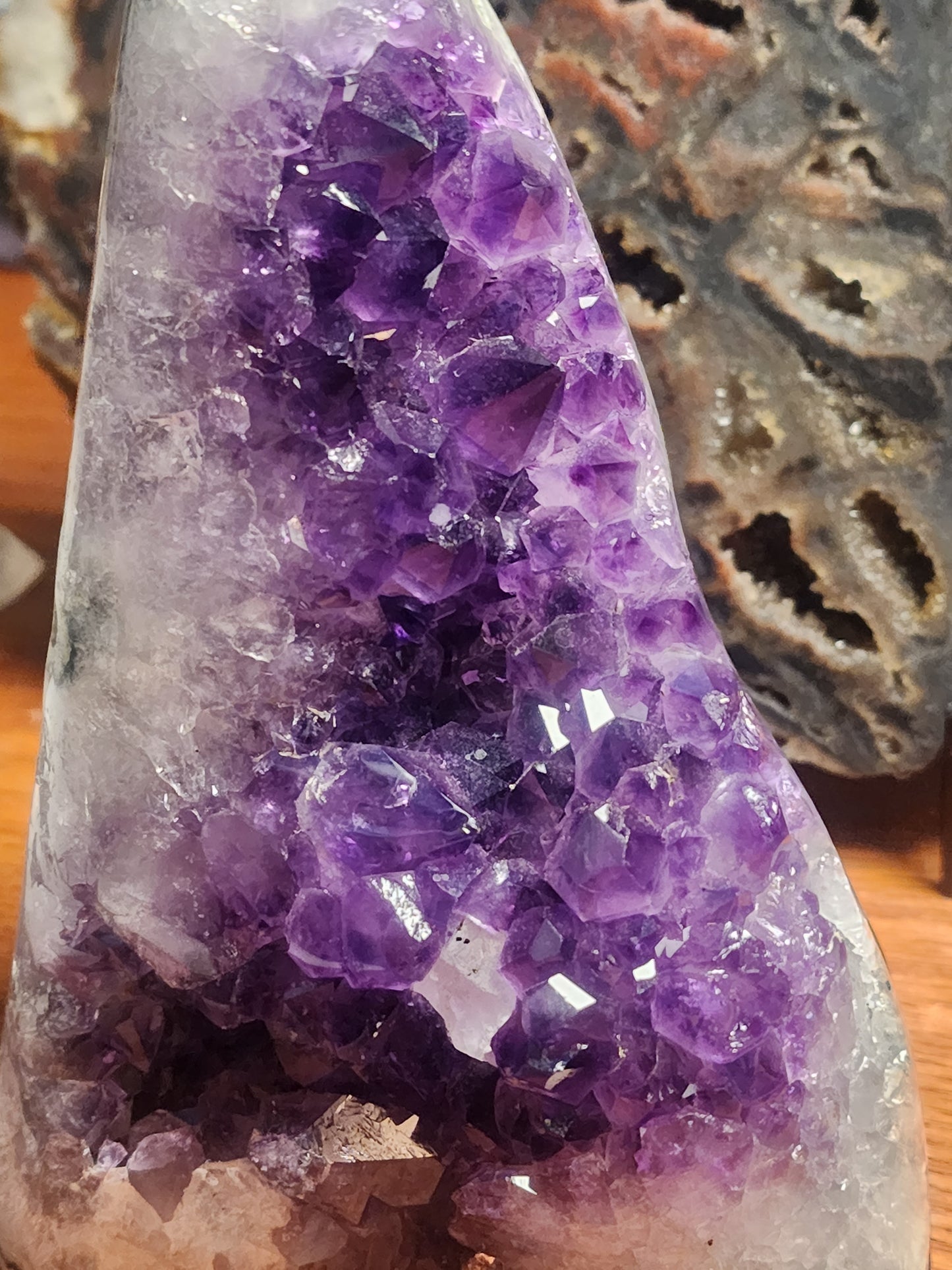 Large Amethyst cut base cathedral