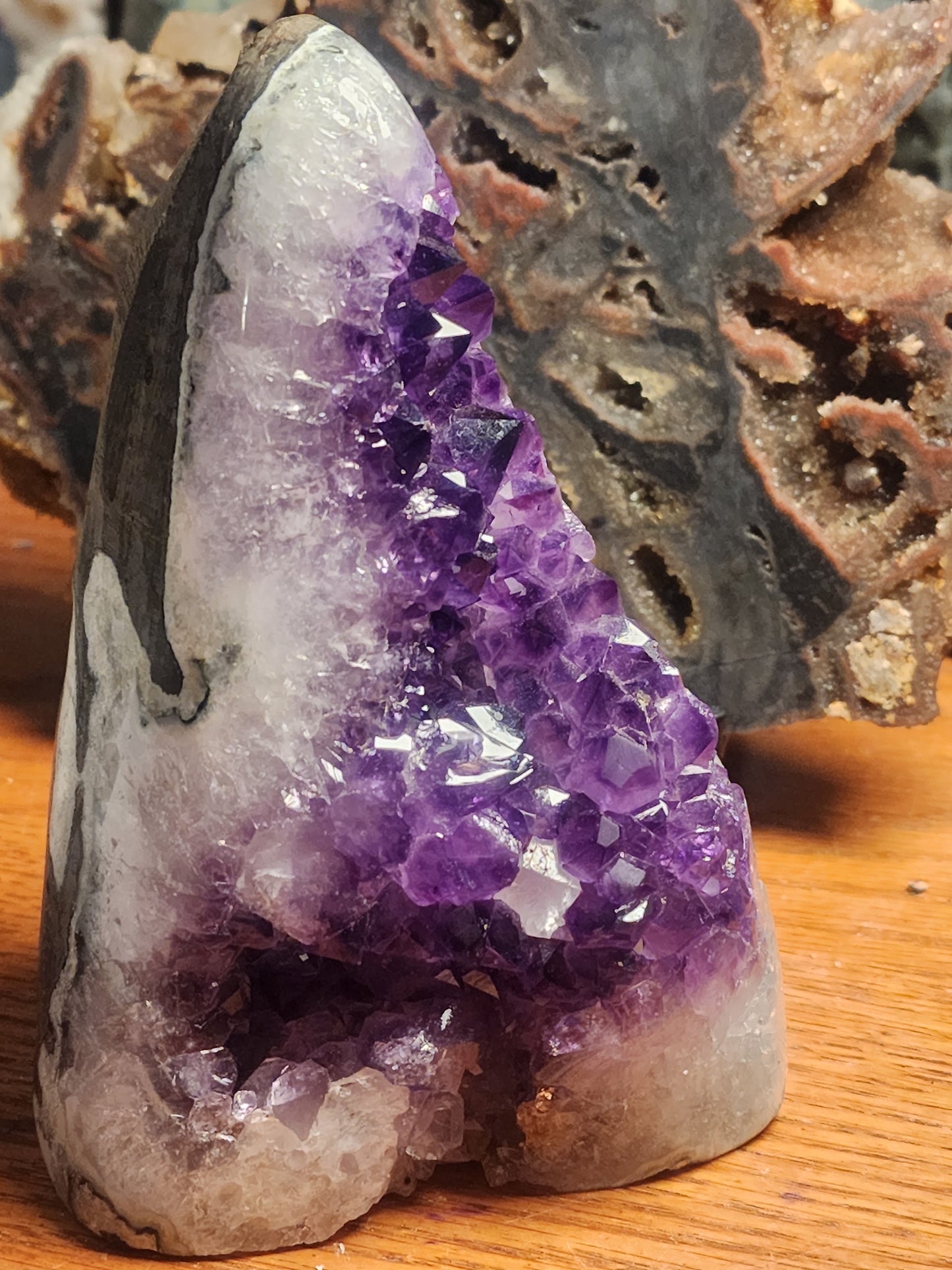 Large Amethyst cut base cathedral