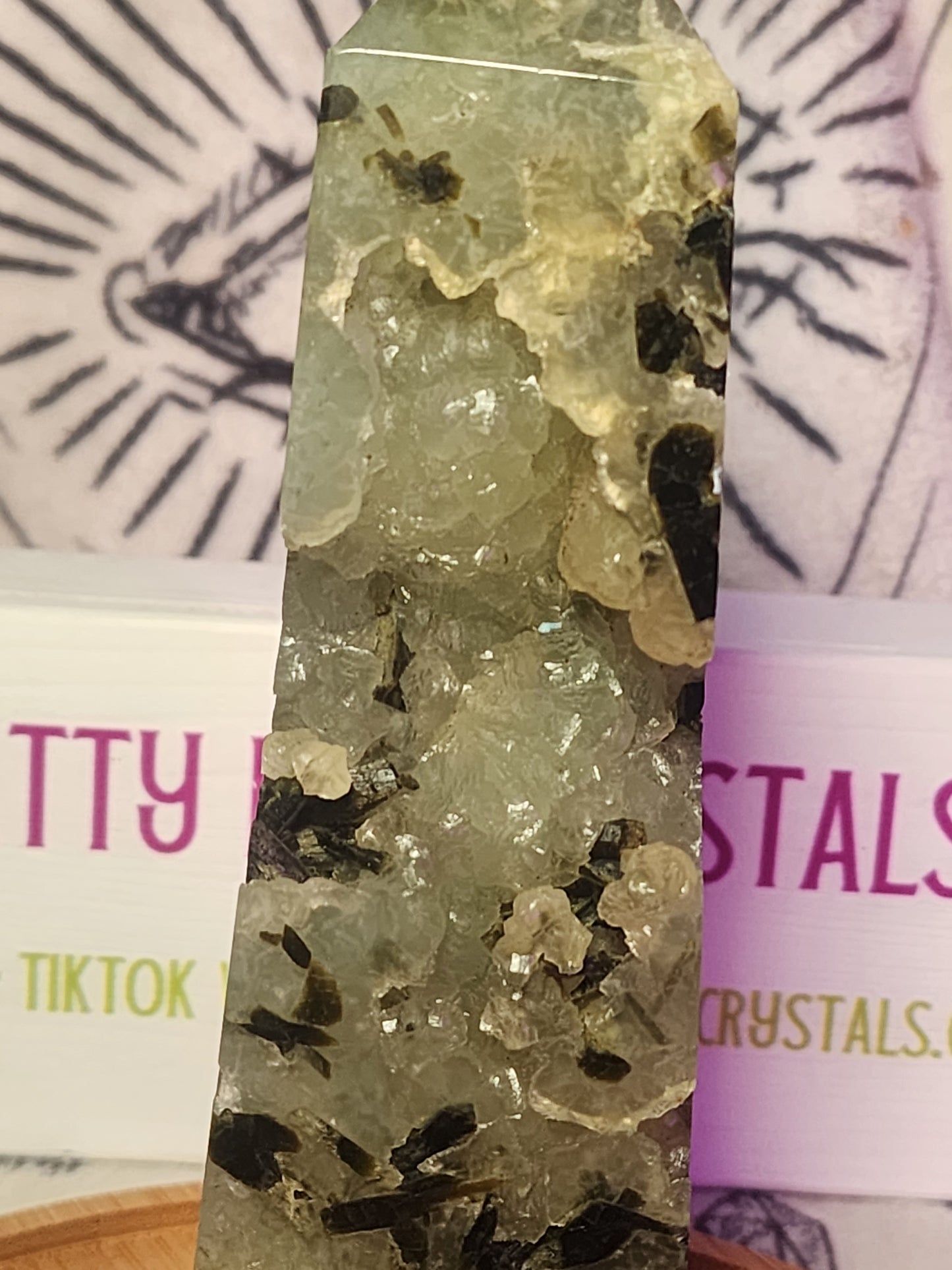 Phrenite Druzy Tower