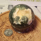 Druzy Phrenite Sphere with Quartz