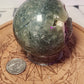 Druzy Phrenite Sphere with Quartz