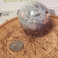 Flower Agate x Green Quartz Sphere - U choose
