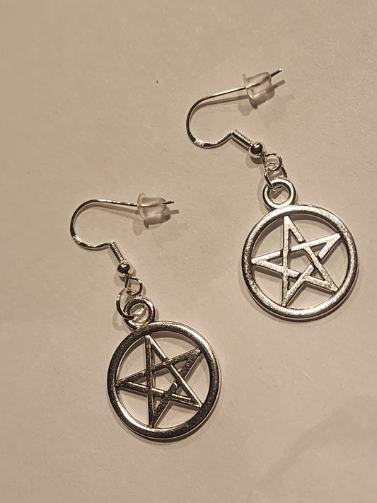 Pentacle Earrings