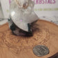 Moss Agate Druzy Flame