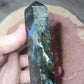 Flashy shimmery labradorite tower!!