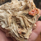 Pink Barite with Vanadanite
